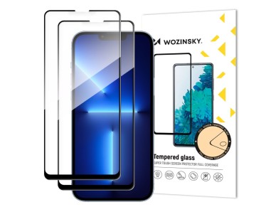 Wozinsky Set of 2x Super Durable Full Glue Tempered Glass Screen Protector with Frame Case Friendly Wozinsky Set of 2x Super Durable Full Glue Tempered Glass Screen Protector with Frame Case Friendly