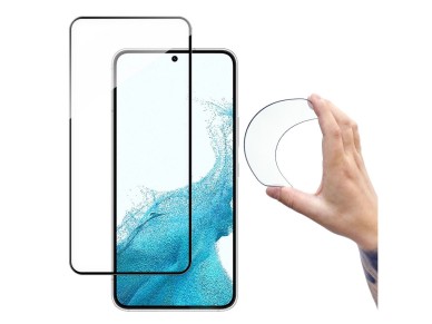 Wozinsky Full Cover Flexi Nano Glass Film Tempered Glass With Frame For Samsung Galaxy S22 + (S22 Pl Wozinsky Full Cover Flexi Nano Glass Film Tempered Glass With Frame For Samsung Galaxy S22 + (S22 Pl