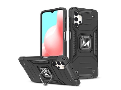 Wozinsky Ring Armor tough hybrid case cover + magnetic holder for Samsung Galaxy A73 black Wozinsky Ring Armor tough hybrid case cover + magnetic holder for Samsung Galaxy A73 black