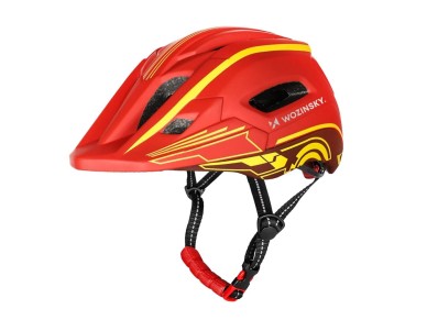Wozinsky Kids' Full Face Bike Helmet with USB Rear Light S - Red and Yellow Wozinsky Kids' Full Face Bike Helmet with USB Rear Light S - Red and Yellow