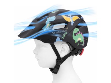 Wozinsky Children's MTB Bike Helmet with Detachable Visor XS - Black Wozinsky Children's MTB Bike Helmet with Detachable Visor XS - Black