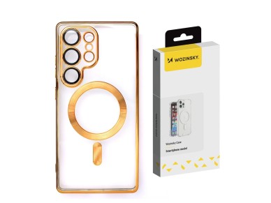 Wozinsky Electroplated Case with Magsafe for Samsung Galaxy S25+ - Gold Wozinsky Electroplated Case with Magsafe for Samsung Galaxy S25+ - Gold
