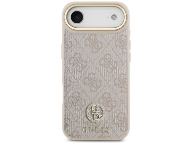Capa Guess 4G Strass Logo MagSafe para iPhone Air - Rosa