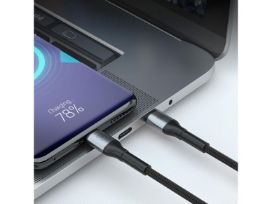 3mk Hyper Cable 3mk Hyper Cable N-SERIES USB-C / USB-C 1m 20V/5A 100W / black