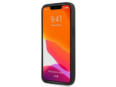 Guess Saffiano 4G Metal Logo case for iPhone 13 Pro / 13 6.1" - black Guess Saffiano 4G Metal Logo case for iPhone 13 Pro / 13 6.1" - black