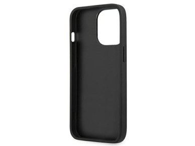 Guess Saffiano 4G Metal Logo case for iPhone 13 Pro / 13 6.1" - black Guess Saffiano 4G Metal Logo case for iPhone 13 Pro / 13 6.1" - black