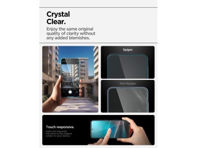 Protector de pantalla de vidrio templado Spigen Glas.tR EZ Fit para Samsung Galaxy A36 / A37 5G Protector de pantalla de vidrio templado Spigen Glas.tR EZ Fit para Samsung Galaxy A36 / A37 5G