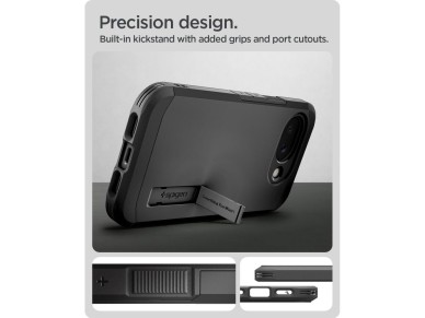 Capa Spigen Tough Armor Mag MagSafe para Google Pixel 10A - preta Capa Spigen Tough Armor Mag MagSafe para Google Pixel 10A - preta