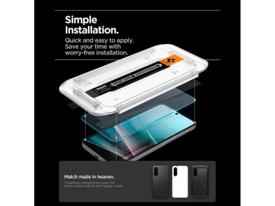 Protector de pantalla de vidrio templado Spigen Glas.tR EZ Fit para Samsung Galaxy A36 / A37 5G Protector de pantalla de vidrio templado Spigen Glas.tR EZ Fit para Samsung Galaxy A36 / A37 5G