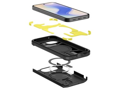 Capa Spigen Tough Armor Mag MagSafe para Google Pixel 10A - preta Capa Spigen Tough Armor Mag MagSafe para Google Pixel 10A - preta