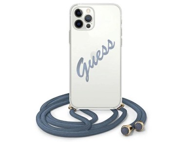Guess GUHCP12MCRTVSBL iPhone 12/12 Pro 6.1" blue/blue hardcase Script Vintage Guess GUHCP12MCRTVSBL iPhone 12/12 Pro 6.1" blue/blue hardcase Script Vintage