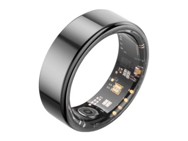 Anel inteligente COLMI R02, tamanho 12, 21,3 mm (preto) + estojo de carregamento