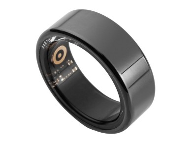 Anel inteligente COLMI R02, tamanho 12, 21,3 mm (preto) + estojo de carregamento