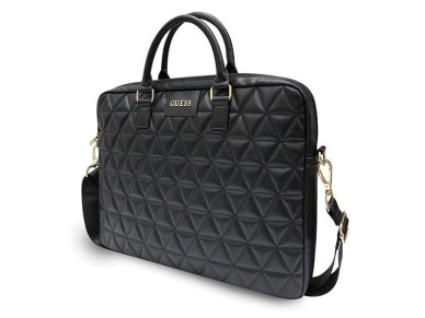 Bolso acolchado Guess para portátil de 16" - negro Bolso acolchado Guess para portátil de 16" - negro