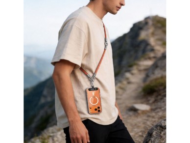 Cordón para teléfono Tech-Protect C10S - Naranja Cordón para teléfono Tech-Protect C10S - Naranja