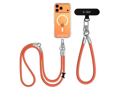 Cordón para teléfono Tech-Protect C10S - Naranja Cordón para teléfono Tech-Protect C10S - Naranja