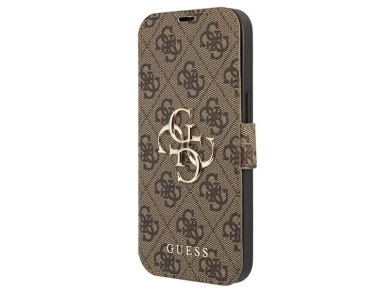 Guess GUBKP13X4GMGBR iPhone 13 Pro Max 6.7" marrom/marrom livro 4G Big Metal Logo
