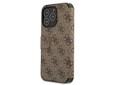 Guess GUBKP13X4GMGBR iPhone 13 Pro Max 6.7" marrom/marrom livro 4G Big Metal Logo