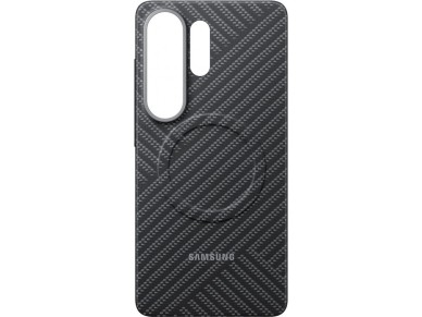 Capa magn�tica de carbono da Samsung para Samsung Galaxy S26 Ultra, compat�vel com MagSafe - Cinza