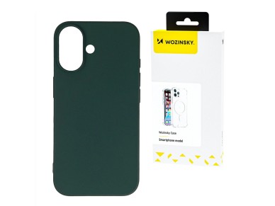 Wozinsky Silicone Case flexible silicone for Samsung Galaxy S25 Ultra - green Wozinsky Silicone Case flexible silicone for Samsung Galaxy S25 Ultra - green