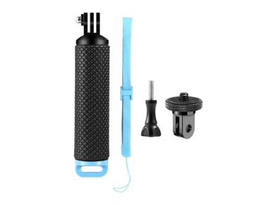 Suporte flutuante Puluz para câmeras esportivas e celulares (DJI, GoPro, Insta360) (preto) Suporte flutuante Puluz para câmeras esportivas e celulares (DJI, GoPro, Insta360) (preto)