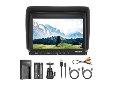 Monitor de campo NEEWER F100 + Carregador USB + Kit de bateria Monitor de campo NEEWER F100 + Carregador USB + Kit de bateria