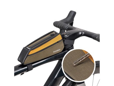 Rockbros 088 Top Tube Bike Bag 0.25L - Green and Orange Rockbros 088 Top Tube Bike Bag 0.25L - Green and Orange