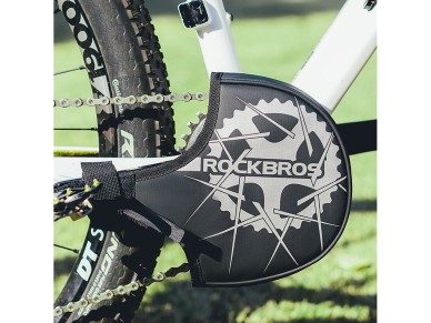 Rockbros D76 Crankset Transport Cover - Black and Gray Rockbros D76 Crankset Transport Cover - Black and Gray