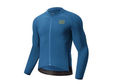 Maillot de ciclismo Rockbros YDWT020 Diamond, primavera/oto�o/invierno, talla M - azul