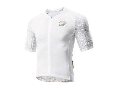 Rockbros YDDX011 Diamond Short Sleeve Cycling Jersey Size XXS - White Rockbros YDDX011 Diamond Short Sleeve Cycling Jersey Size XXS - White