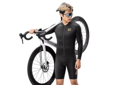 Rockbros YDCX008 Diamond Long Sleeve Cycling Jersey Size L - Black