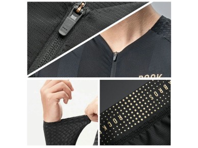 Rockbros YDCX008 Diamond Long Sleeve Cycling Jersey Size XXXL - Black Rockbros YDCX008 Diamond Long Sleeve Cycling Jersey Size XXXL - Black