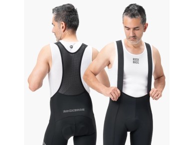 Rockbros 200021 Long Cycling Bib Shorts with Pad Size XXXL - Black Rockbros 200021 Long Cycling Bib Shorts with Pad Size XXXL - Black