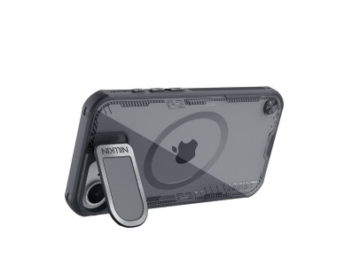 Nillkin Iceblade Prop Magnetic Case with Lens Cover and Stand for iPhone 16e / 17e - Black Nillkin Iceblade Prop Magnetic Case with Lens Cover and Stand for iPhone 16e / 17e - Black
