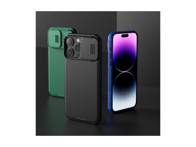 Nillkin CamShield Pro Magnetic Case for iPhone 15 Plus with Camera Protector - Green Nillkin CamShield Pro Magnetic Case for iPhone 15 Plus with Camera Protector - Green