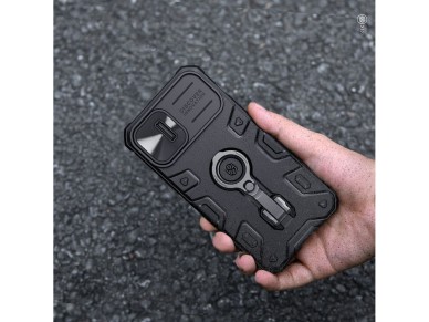 Nillkin CamShield Armor Pro Magnetic Case iPhone 14 Plus MagSafe armored cover stand ring black Nillkin CamShield Armor Pro Magnetic Case iPhone 14 Plus MagSafe armored cover stand ring black