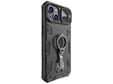Nillkin CamShield Armor Pro Magnetic Case iPhone 14 Plus MagSafe armored cover stand ring black Nillkin CamShield Armor Pro Magnetic Case iPhone 14 Plus MagSafe armored cover stand ring black