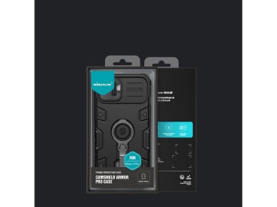 Nillkin CamShield Armor Pro Magnetic Case iPhone 14 Plus MagSafe armored cover stand ring black Nillkin CamShield Armor Pro Magnetic Case iPhone 14 Plus MagSafe armored cover stand ring black