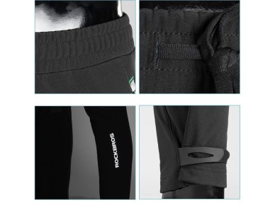 Rockbros Patrol Cycling Windproof Sports Pants Size L - Black Rockbros Patrol Cycling Windproof Sports Pants Size L - Black