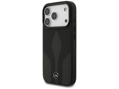 Mercedes Leather The Move MagSafe Case for iPhone 17 Pro - Black Mercedes Leather The Move MagSafe Case for iPhone 17 Pro - Black