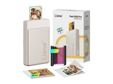 Liene Pearl N200 Pro 2x3" Portable Photo Printer (Gold) Liene Pearl N200 Pro 2x3" Portable Photo Printer (Gold)
