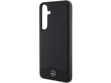 Mercedes Leather Textured & Plain MagSafe case for Samsung Galaxy S24+ - black Mercedes Leather Textured & Plain MagSafe case for Samsung Galaxy S24+ - black
