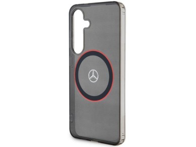 Mercedes Double Layer W Red MagSafe case for Samsung Galaxy S24 - black Mercedes Double Layer W Red MagSafe case for Samsung Galaxy S24 - black