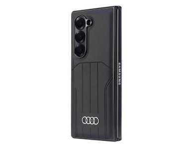 Audi Synthetic Leather MagSafe Case for Samsung Galaxy Z Fold 6 - Black