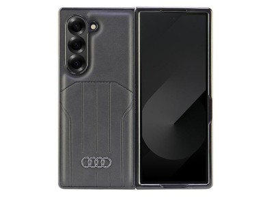 Audi Synthetic Leather MagSafe Case for Samsung Galaxy Z Fold 6 - Black