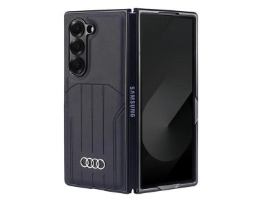 Audi Synthetic Leather MagSafe Case for Samsung Galaxy Z Fold 6 - Black