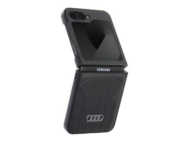 Audi Synthetic Leather MagSafe Case for Samsung Galaxy Z Flip 6 - Black