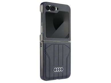 Audi Synthetic Leather MagSafe Case for Samsung Galaxy Z Flip 6 - Black