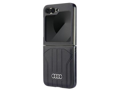 Audi Synthetic Leather MagSafe Case for Samsung Galaxy Z Flip 6 - Black