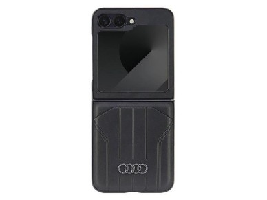 Audi Synthetic Leather MagSafe Case for Samsung Galaxy Z Flip 6 - Black